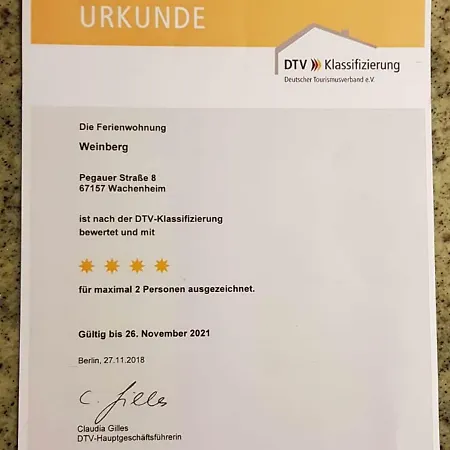 Ferienwohnung Weiss Weinberg アパート Wachenheim an der Weinstraße