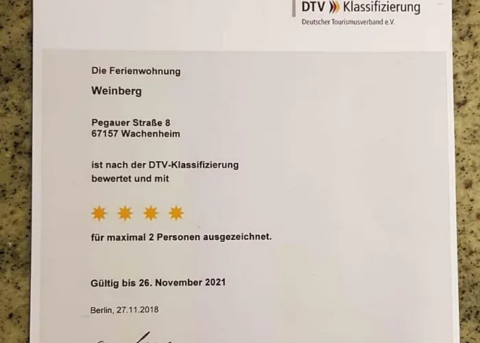 Ferienwohnung Weiss Weinberg Apartamento Wachenheim an der Weinstraße